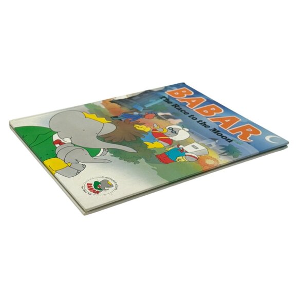 Babars Race To The Moon Laurent de Brunhoff Smith HC Book Childrens 1990 - Picture 8 of 9